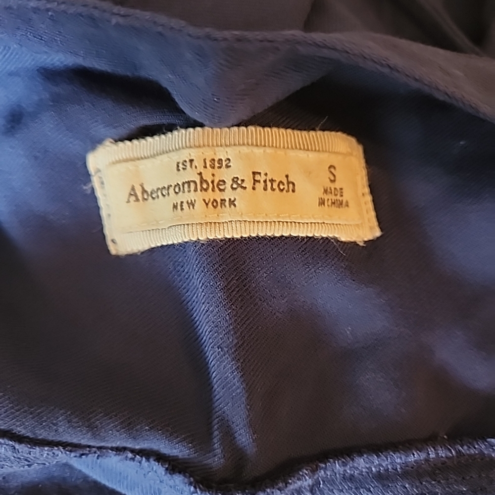 Abercrombie Blue Print Halter Top Womens Small - Picture 4 of 6